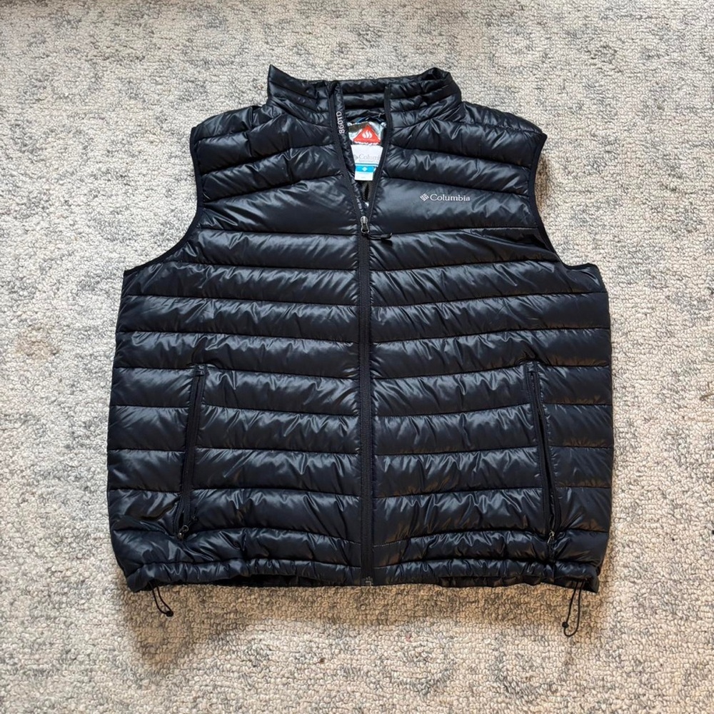 Black Columbia Omniheat Puffer Vest size XXL